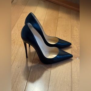 Christian Louboutin So Kate Black Napa Leather Heals 38.5